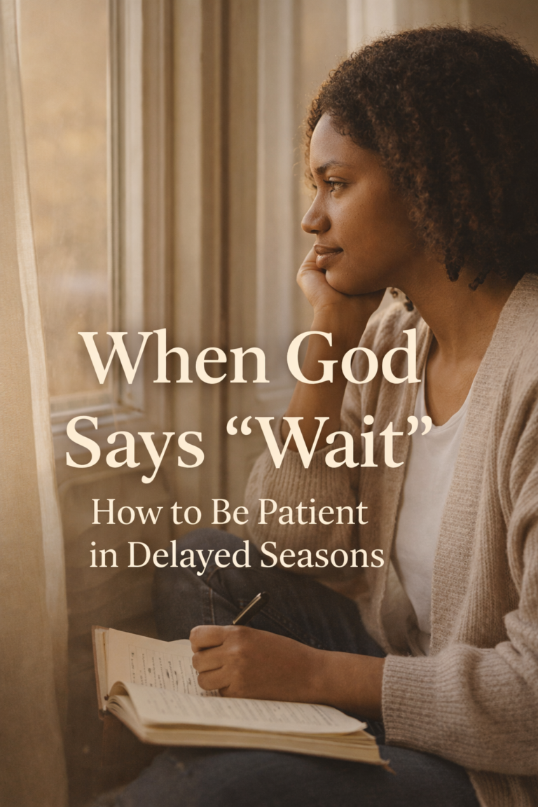 ⏳ When God Says “Wait”: How to Be Patient in Delayed Seasons